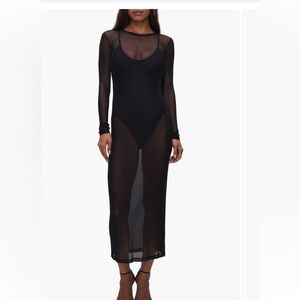 Good American Mesh Swim Maxi Cover Up - Gently Worn Size 2